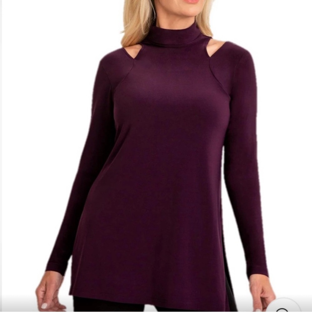 🇨🇦 SYMPLI Slice it Tunic Long Sleeve Size US 12